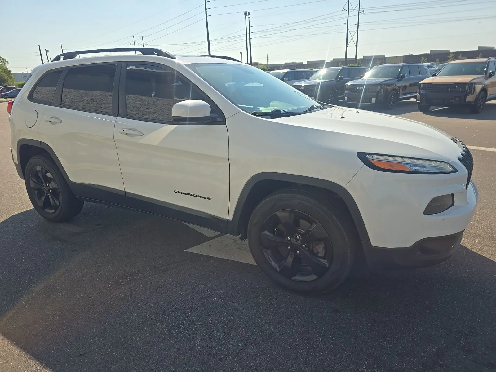Used 2016 Bright White Clearcoat Jeep Limited image 3