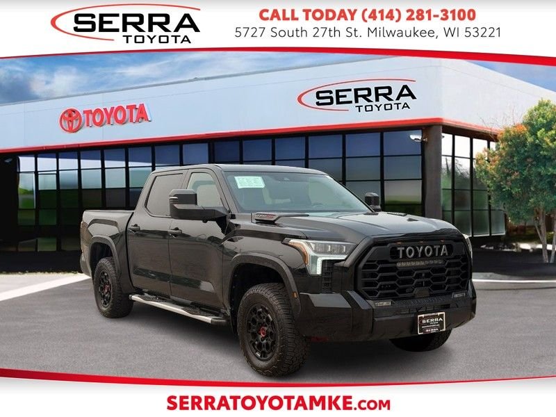 Used 2024 Midnight Black Metallic Toyota TRD Pro image 1