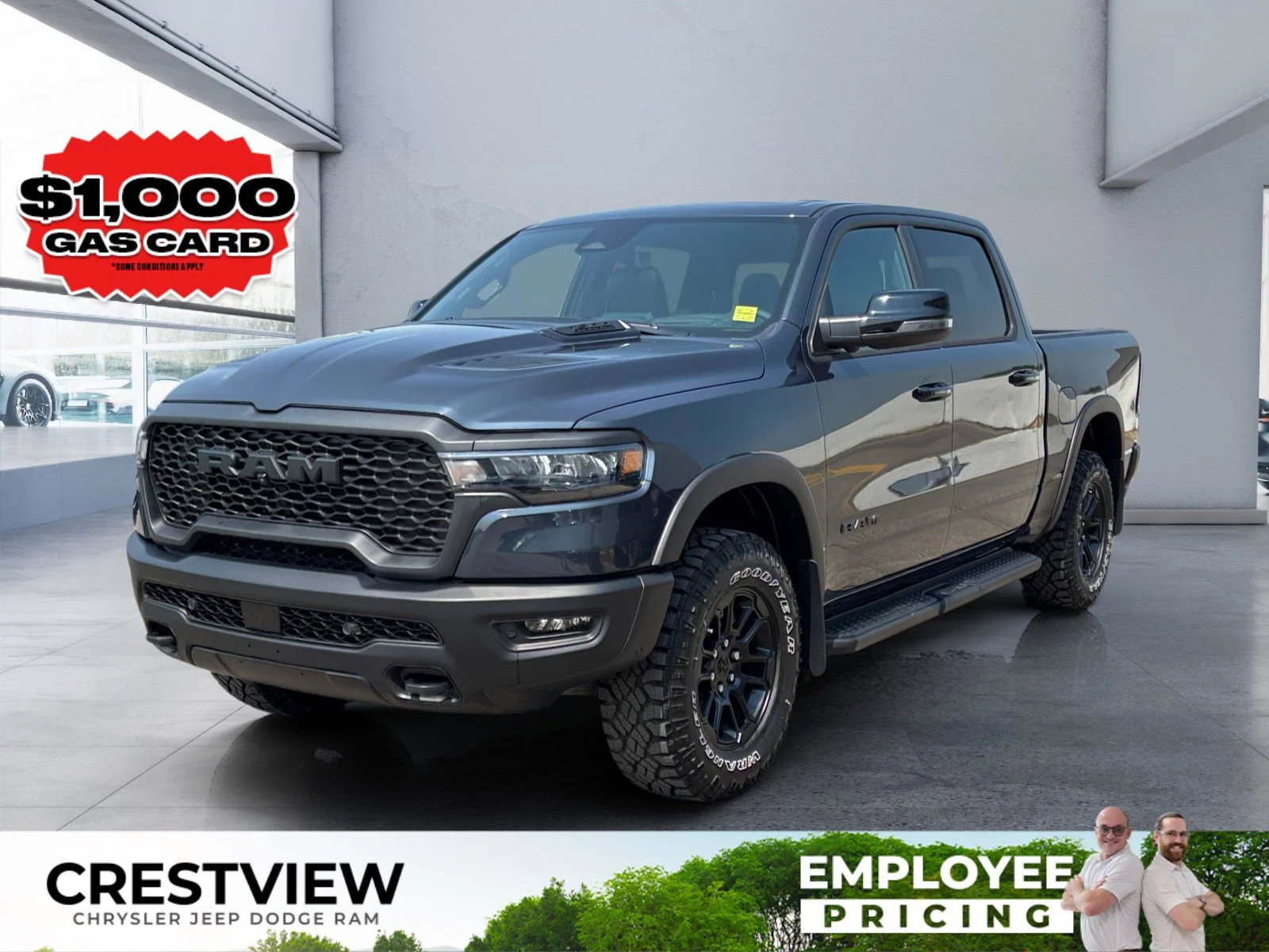 New 2026 Forged Blue Metallic Ram Rebel image 1
