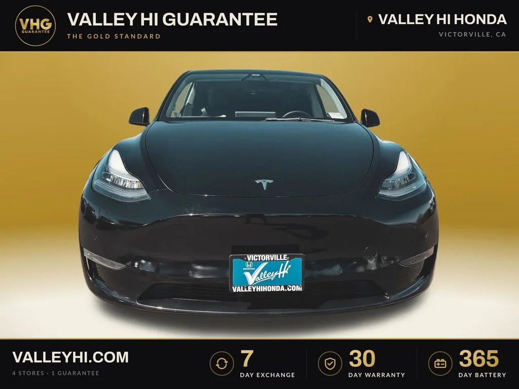Used 2021 Tesla Model Y Long Range with VIN 5YJYGDEE4MF096345 for sale in Victorville, CA