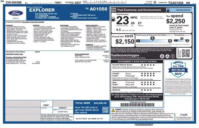 New 2026 Carbonized Gray Metallic Ford Active image 62