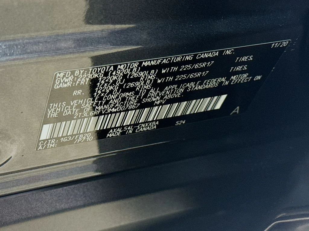 Used 2021 Magnetic Gray Metallic Toyota Hybrid LE image 29