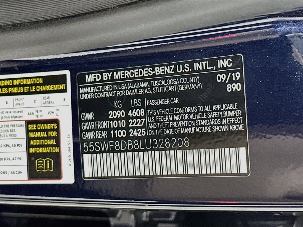 Used 2020 Blue Mercedes-Benz C 300 image 32