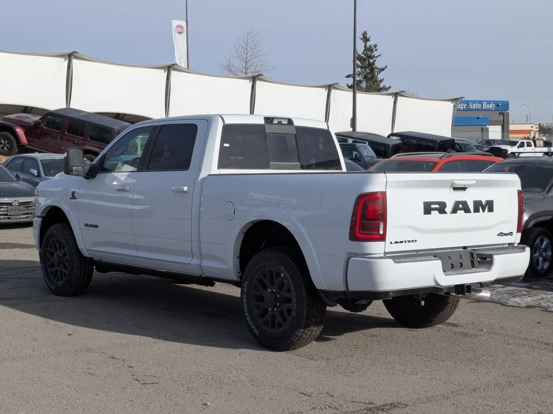New 2026 White RAM Limited - - 4x4 - Cummins Diesel - Night Edition - Level 1 & Tow Grp & More! image 6