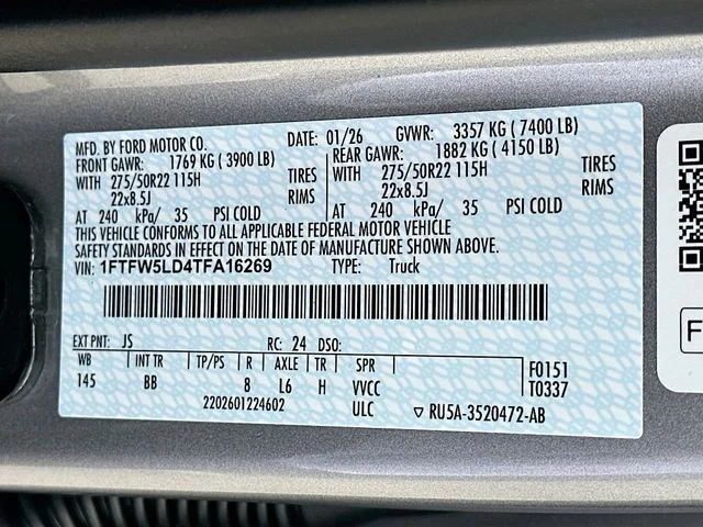 New 2026 Silver Metallic Ford Lariat image 21