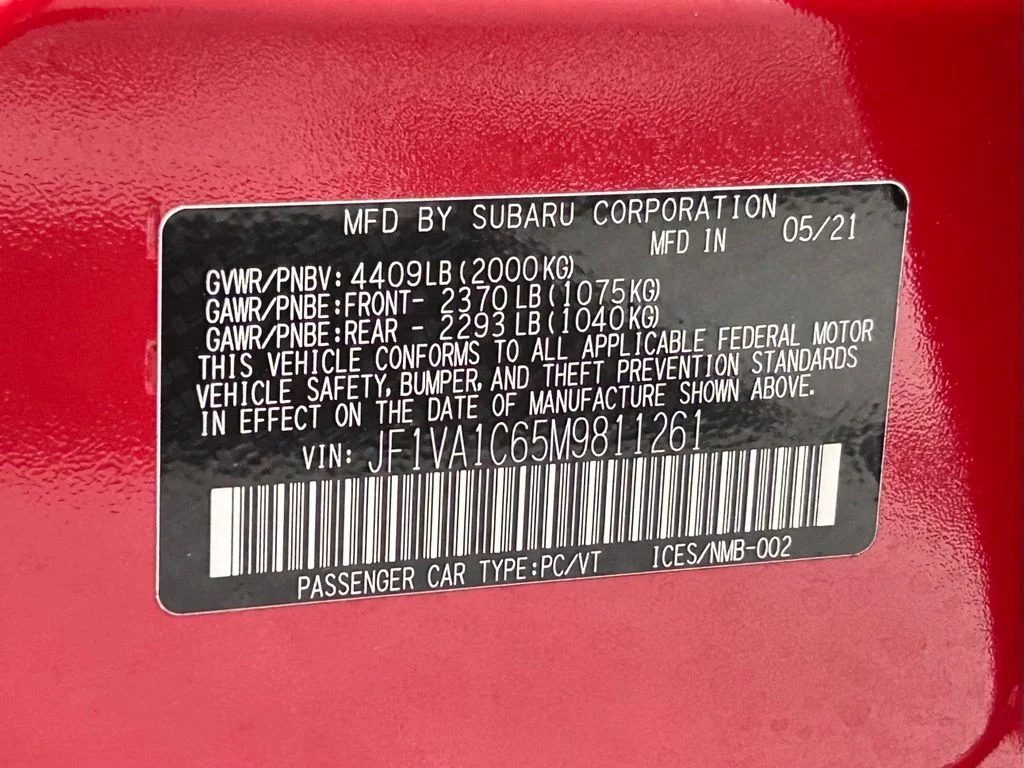 Used 2021 Red Subaru Premium image 23