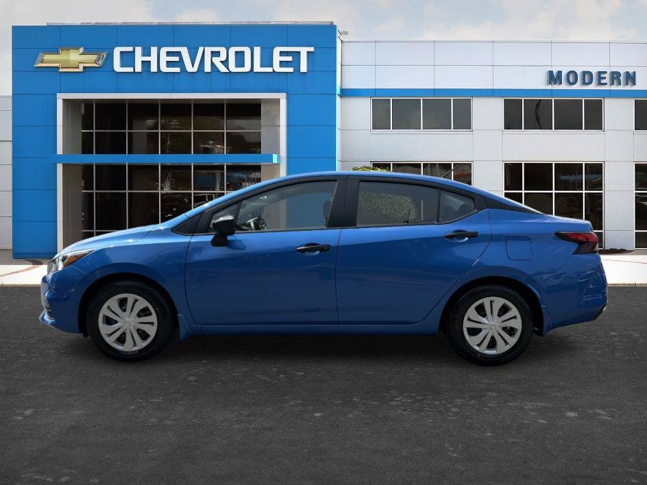Used 2021 Electric Blue Metallic Nissan S image 2