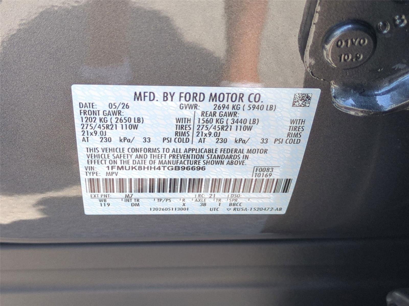 New 2026 Carbonized Gray Metallic Ford Platinum™ image 43