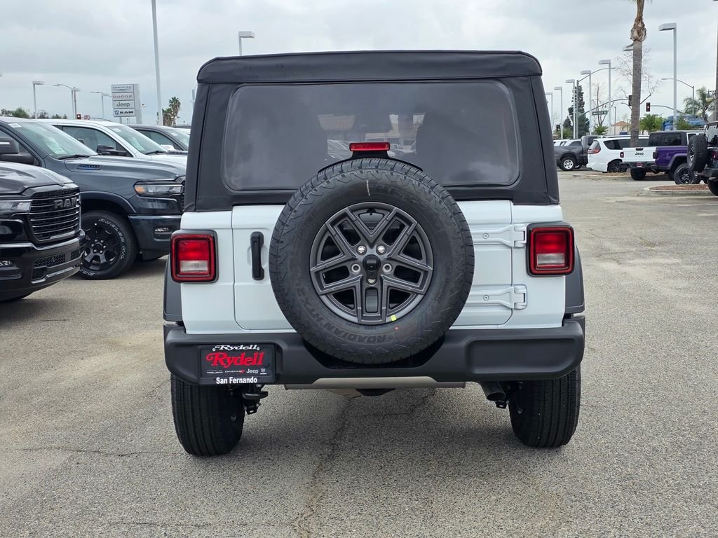 New 2026 Bright White Clear-Coat Exterior Paint Jeep Sport S image 5