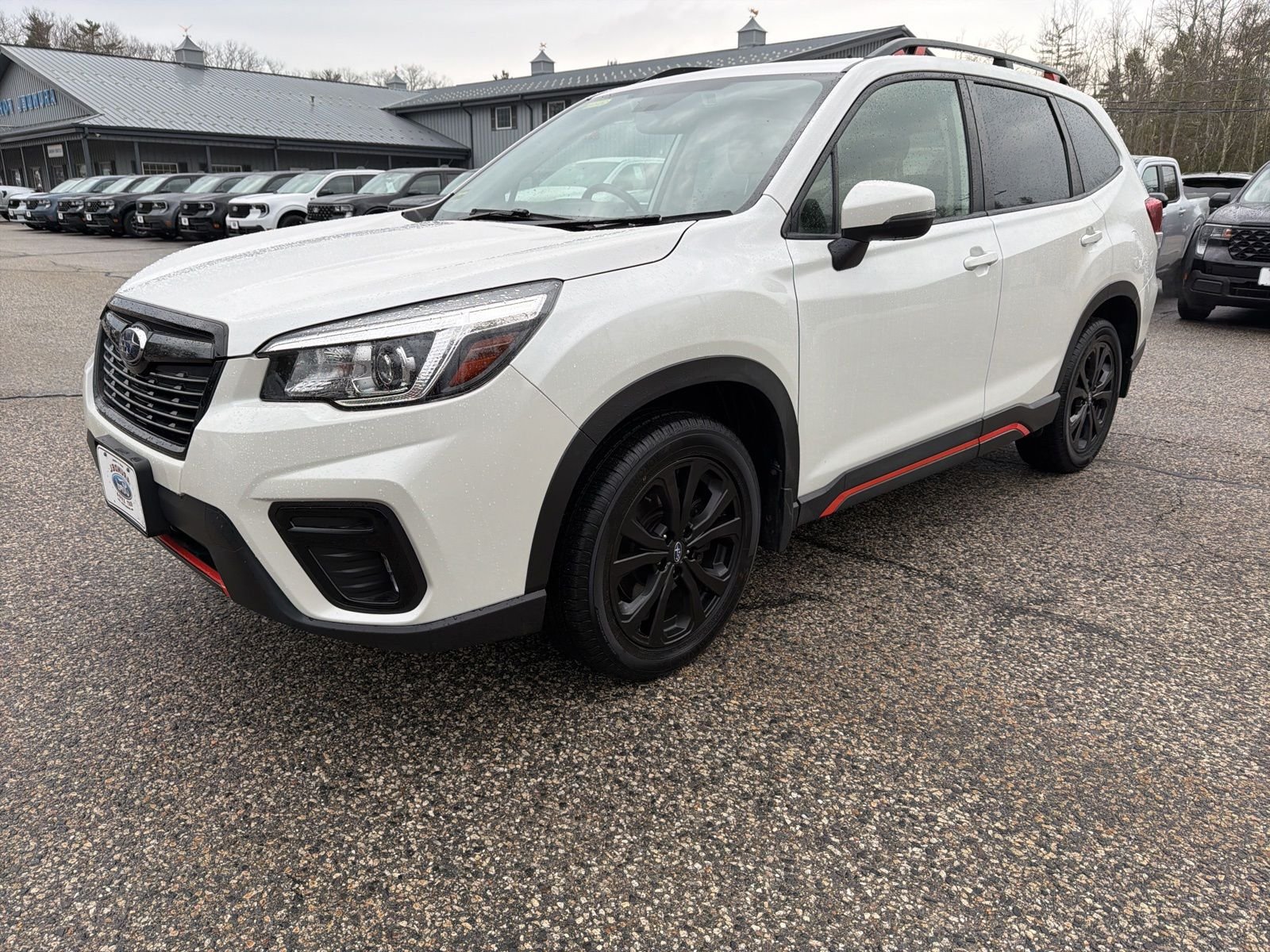 Crystal White Pearl 2019 Subaru Forester SUV / Crossover All-Wheel Drive 