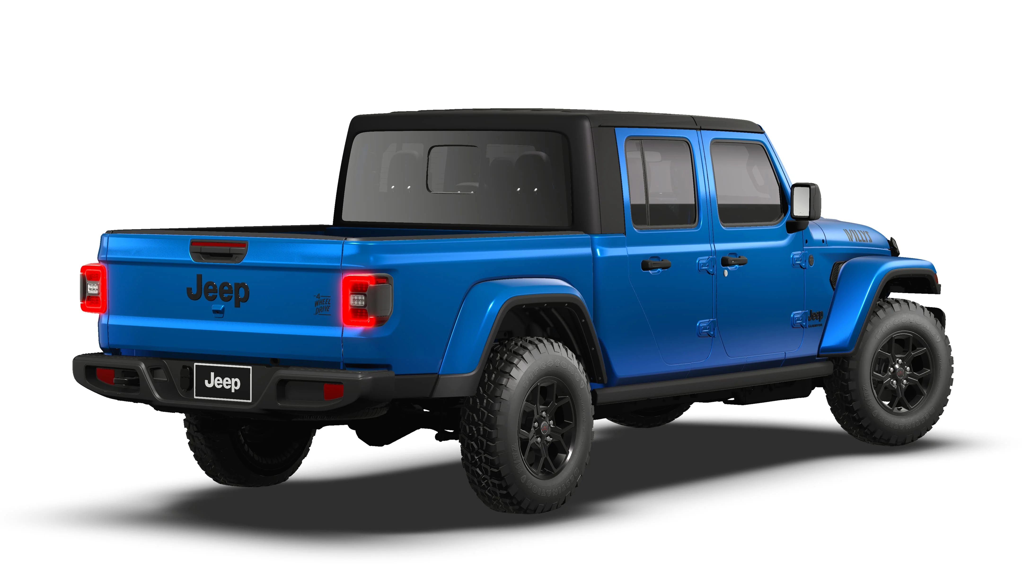 New 2026 Hydro Blue Pearl-Coat Exterior Paint Jeep Willys image 14
