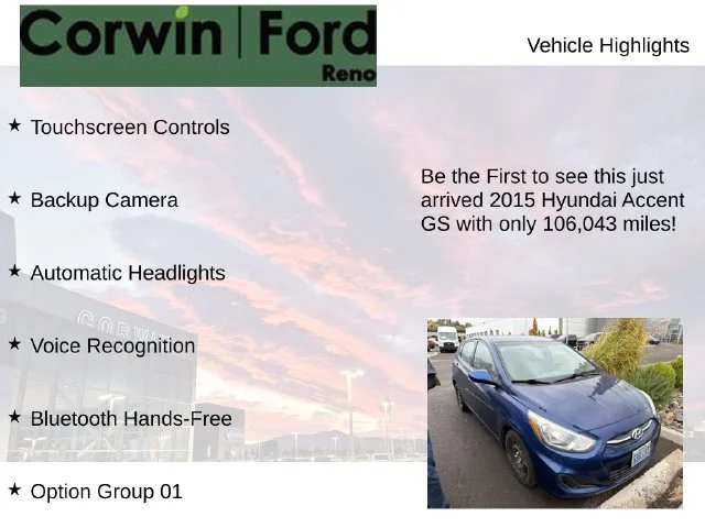 Used 2015 Blue Hyundai GS image 4