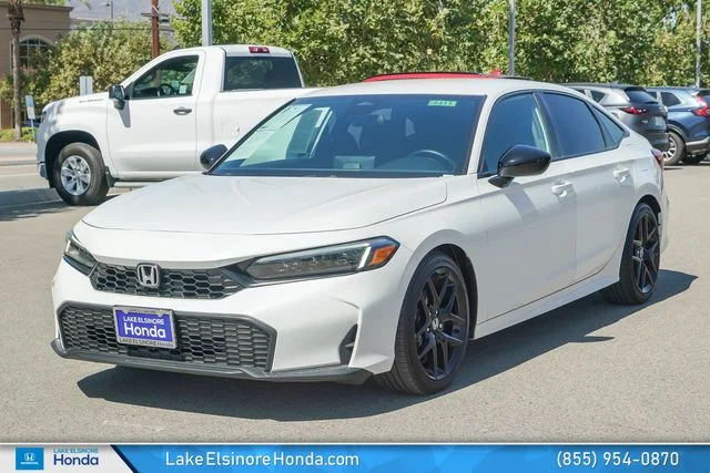 Used 2025 Platinum White Pearl Honda Sport image 4