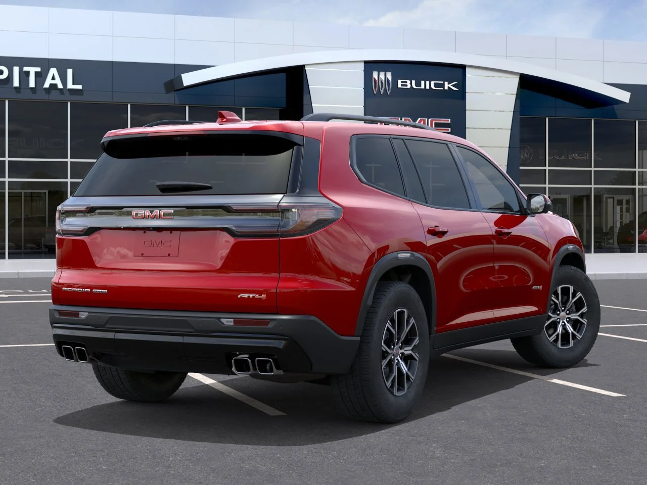 New 2026 Volcanic Red Tintcoat GMC AT4 AWD image 5