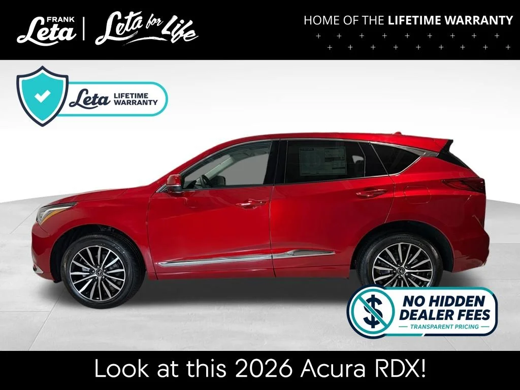 New 2026 Performance Red Pearl Acura Advance Package image 2