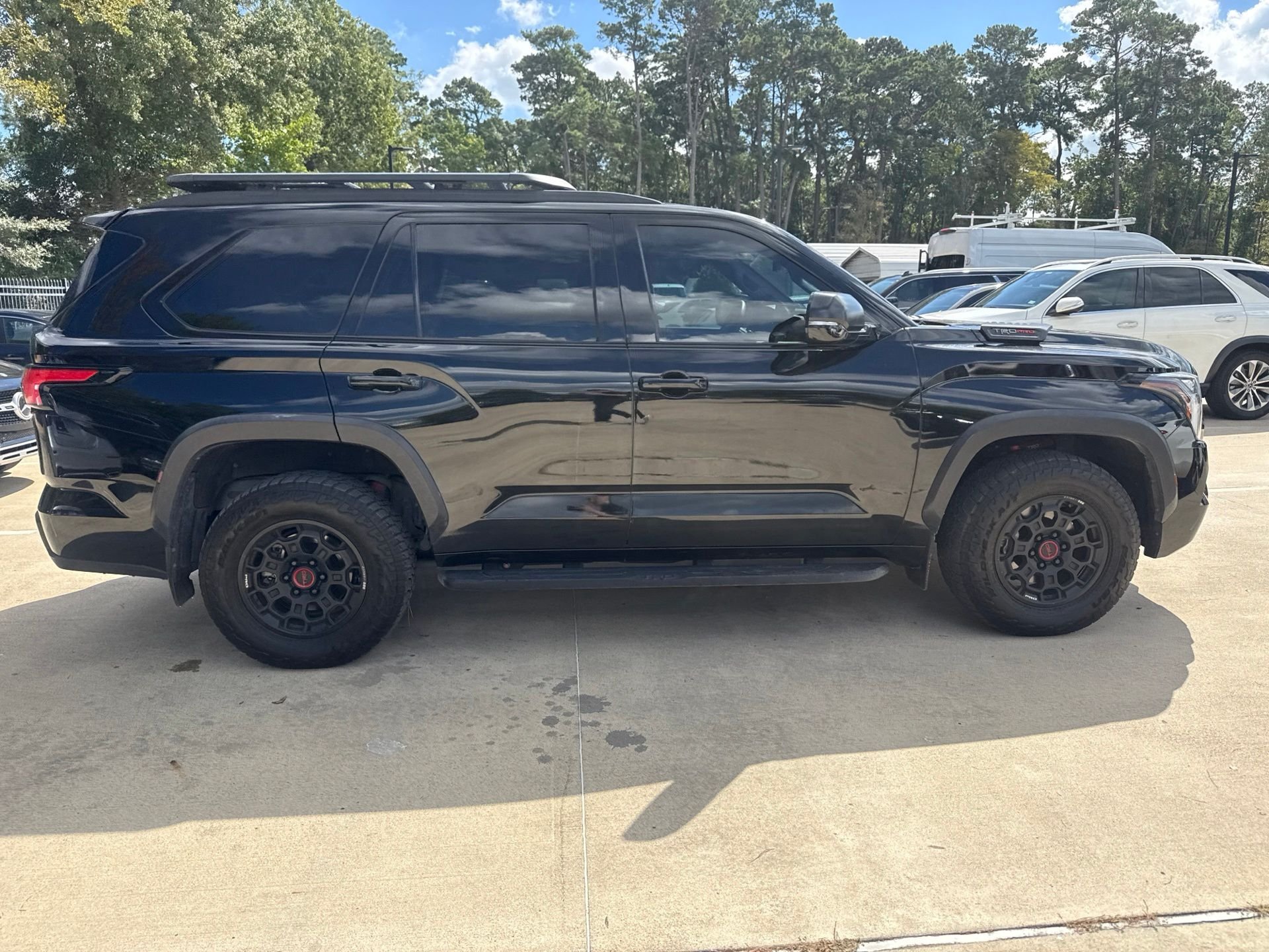 Used 2025 Midnight Black Metallic Toyota TRD Pro image 3