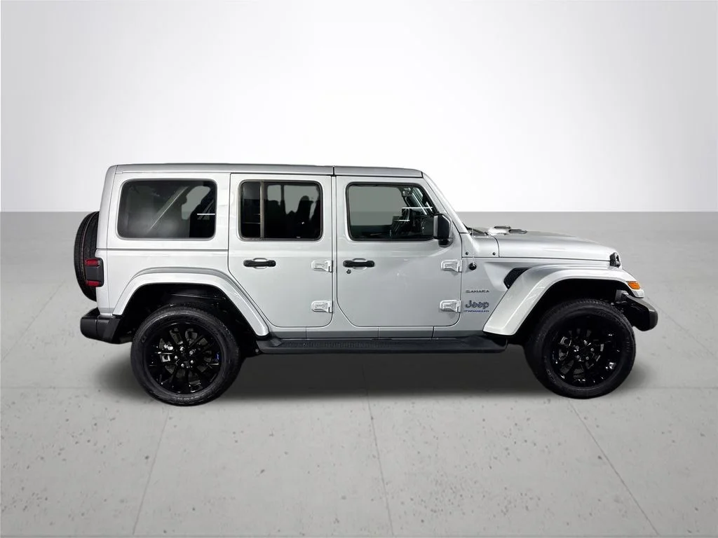 Used 2023 Silver Jeep Sahara 4xe image 5