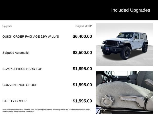 New 2026 Bright White Clear-Coat Exterior Paint Jeep Willys image 6