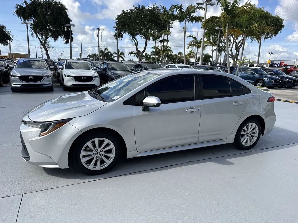 Used 2023 Classic Silver Metallic Toyota LE image 10