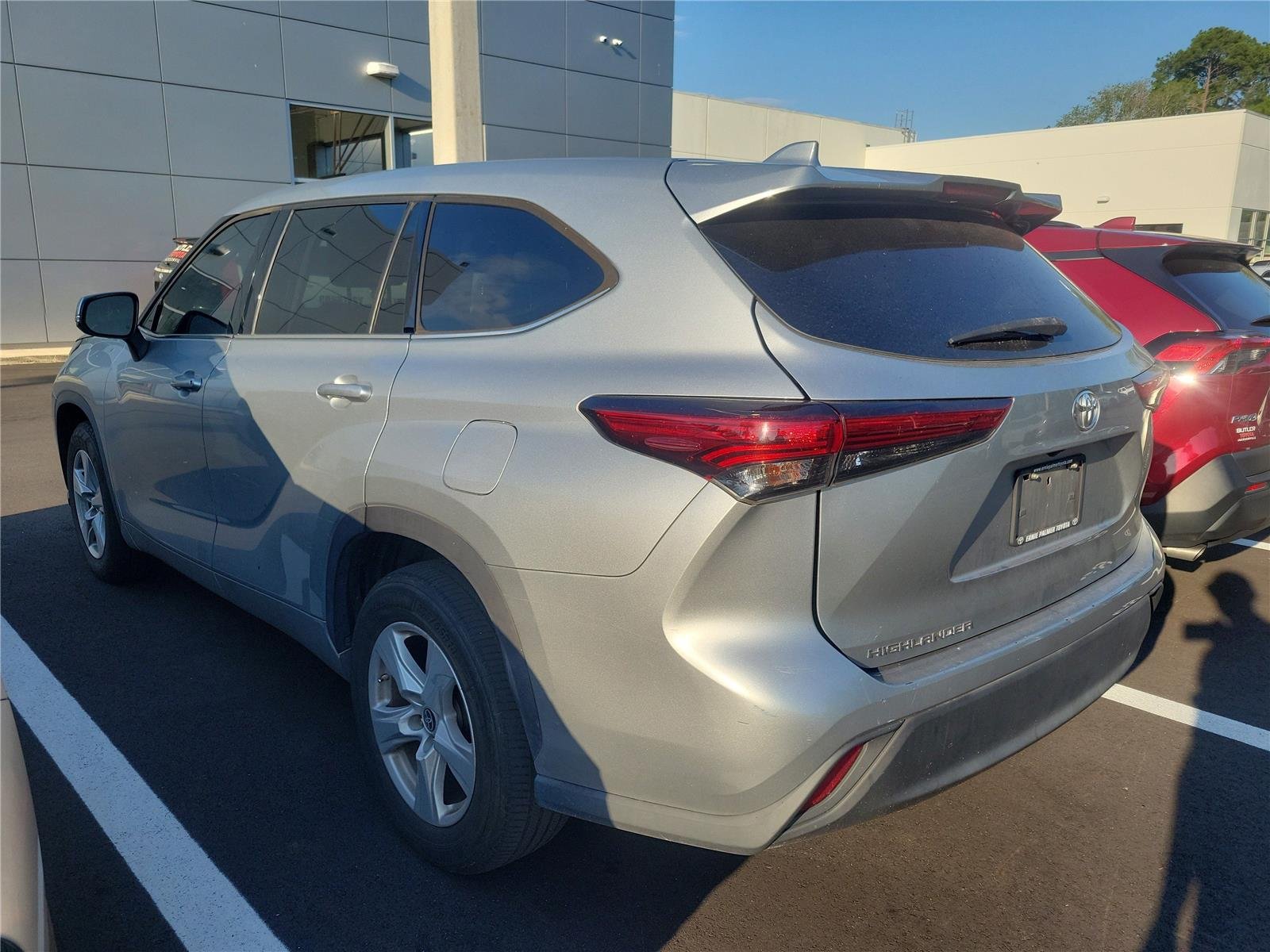 Used 2021 Celestial Silver Metallic Toyota L image 2