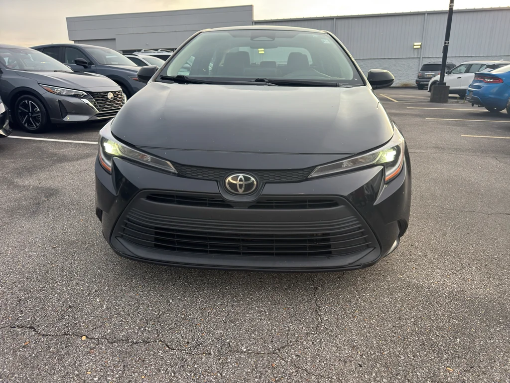 Used 2024 Midnight Black Metallic Toyota LE image 2