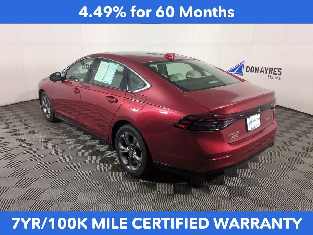 Certified Used 2024 Radiant Red Metallic Honda EX-L image 3