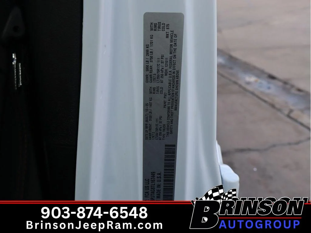New 2026 Bright White Clearcoat Jeep Texas Trail image 18