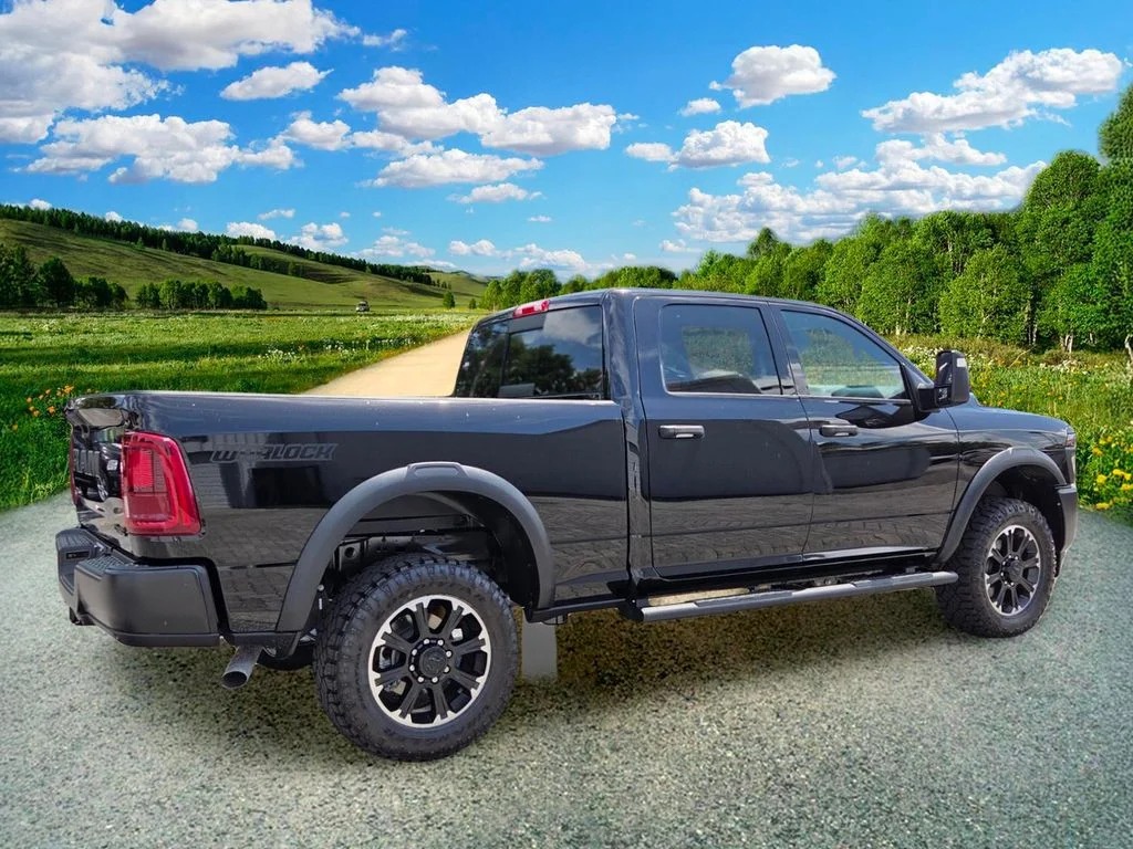 New 2026 Diamond Black Crystal Pearl-Coat Exterior Paint RAM Tradesman image 6