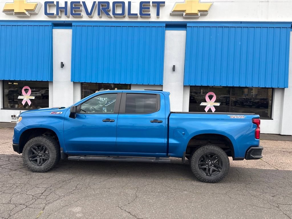 Used 2022 GLACIER BLUE METALLIC Chevrolet LT Trail Boss image 16