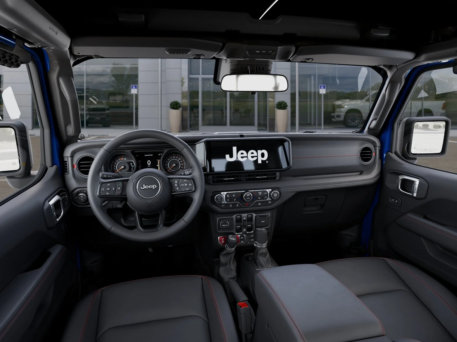 New 2026 Hydro Blue Pearl-Coat Exterior Paint Jeep Rubicon image 44