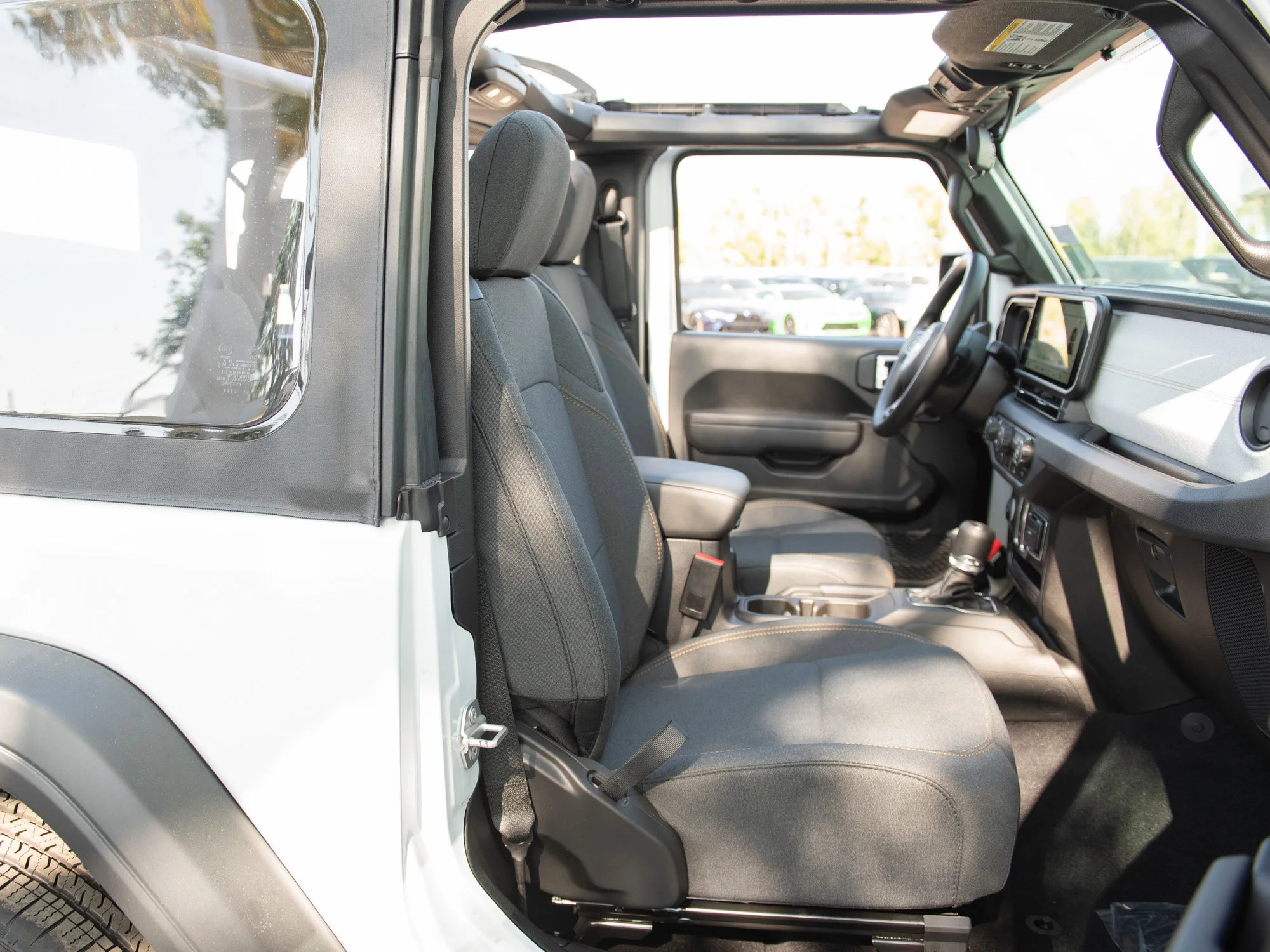 Used 2025 White Jeep Sport* 2 Door, Soft Top 4x4 image 21
