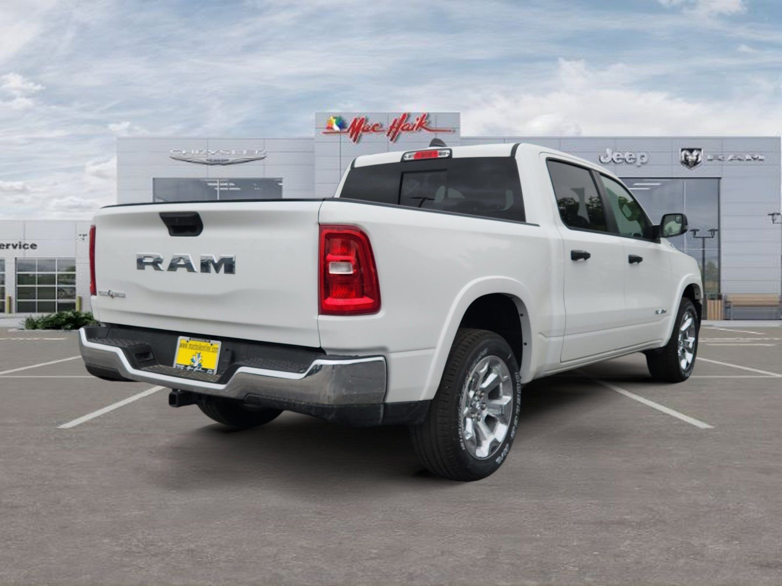 New 2026 Bright White Clear-Coat Exterior Paint RAM Big Horn/Lone Star image 5