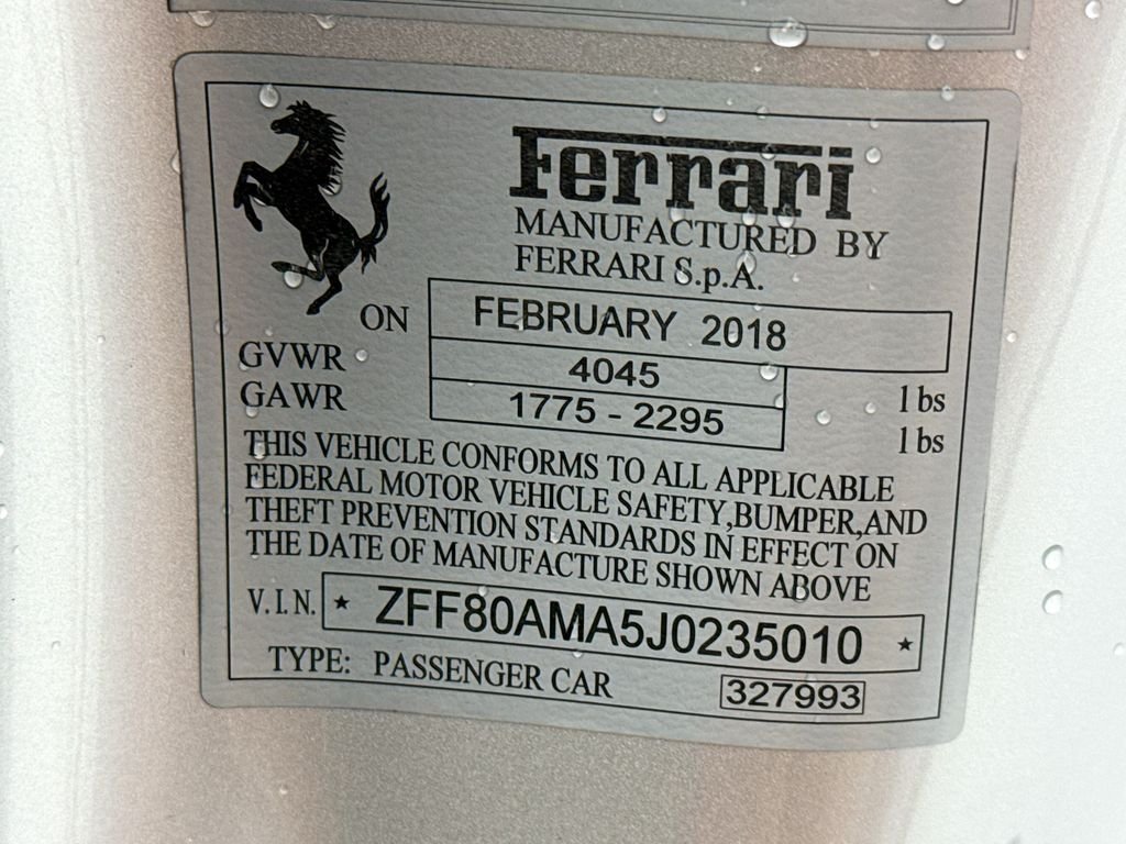 Used 2018 Argento Nurburgring Ferrari  image 38