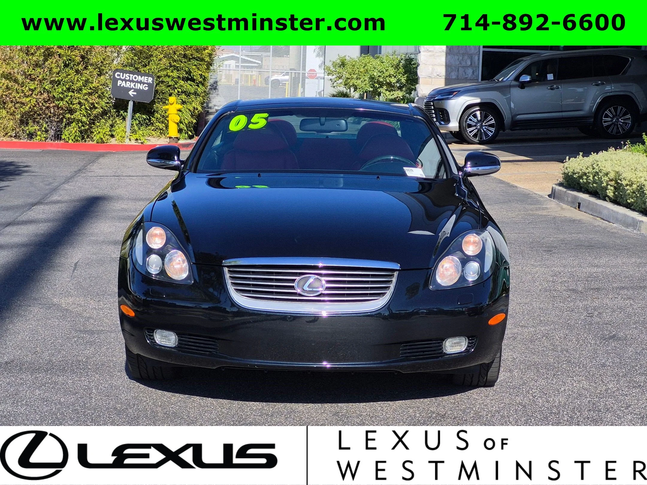 Used 2005 Black Diamond Metallic Lexus 2dr Convertible image 2