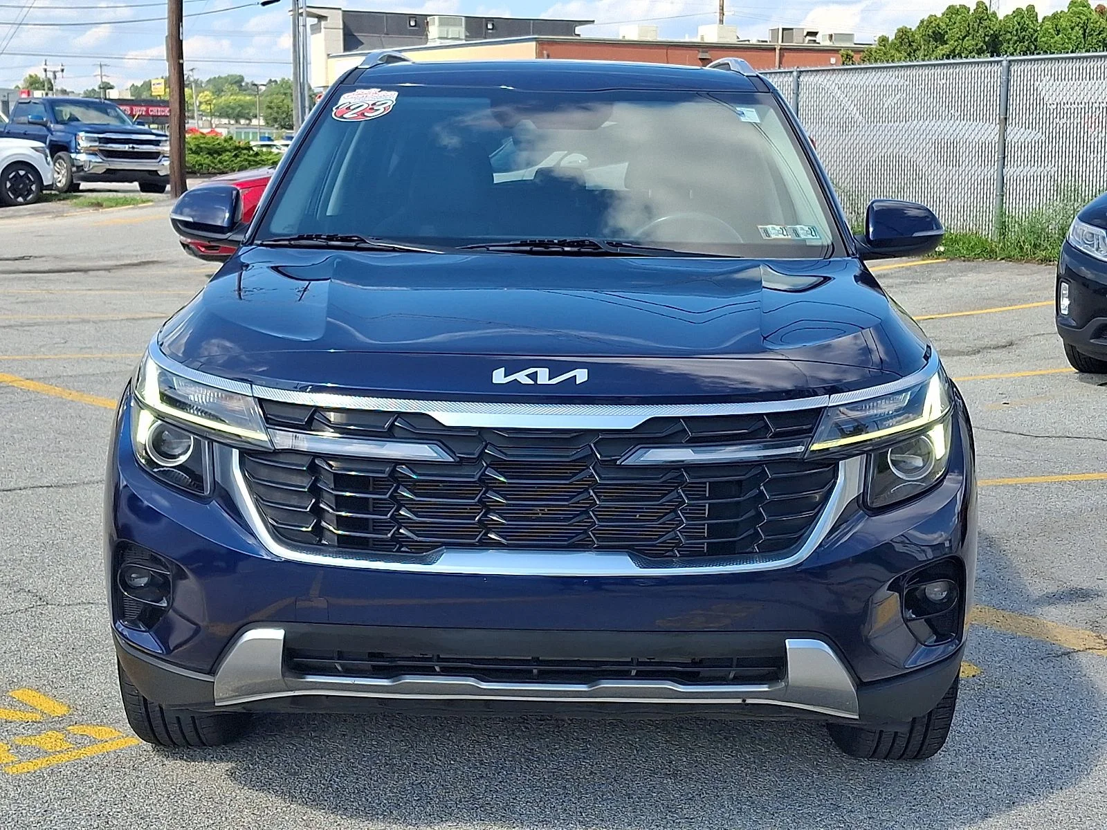 Certified Used 2024 Blue Kia EX image 7