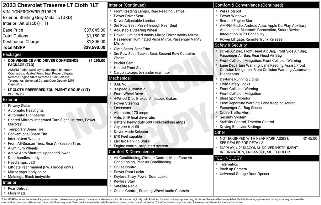 Used 2023 Gray Chevrolet LT image 4