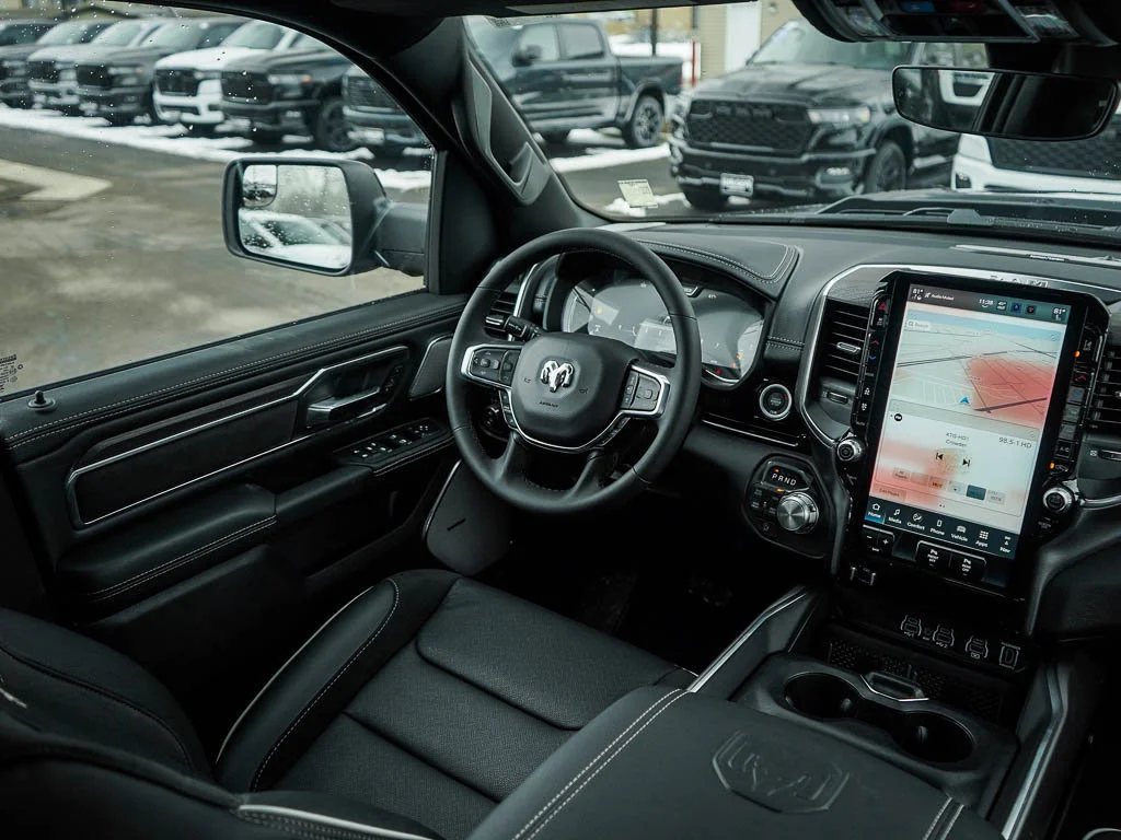 New 2026 Diamond Black Crystal Pearlcoat RAM Laramie image 12