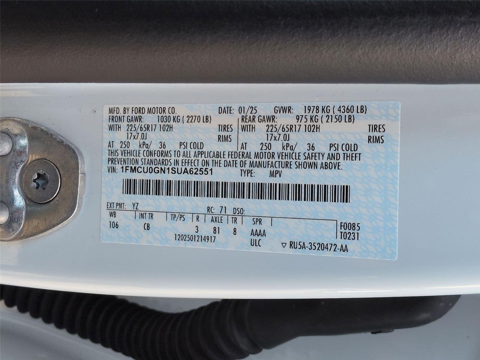 Used 2025 Oxford White Ford Active image 29