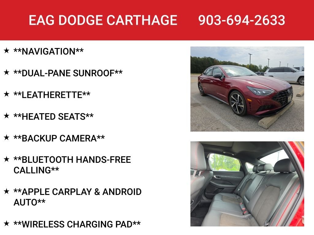 Used 2023 Red Hyundai SEL Plus image 4