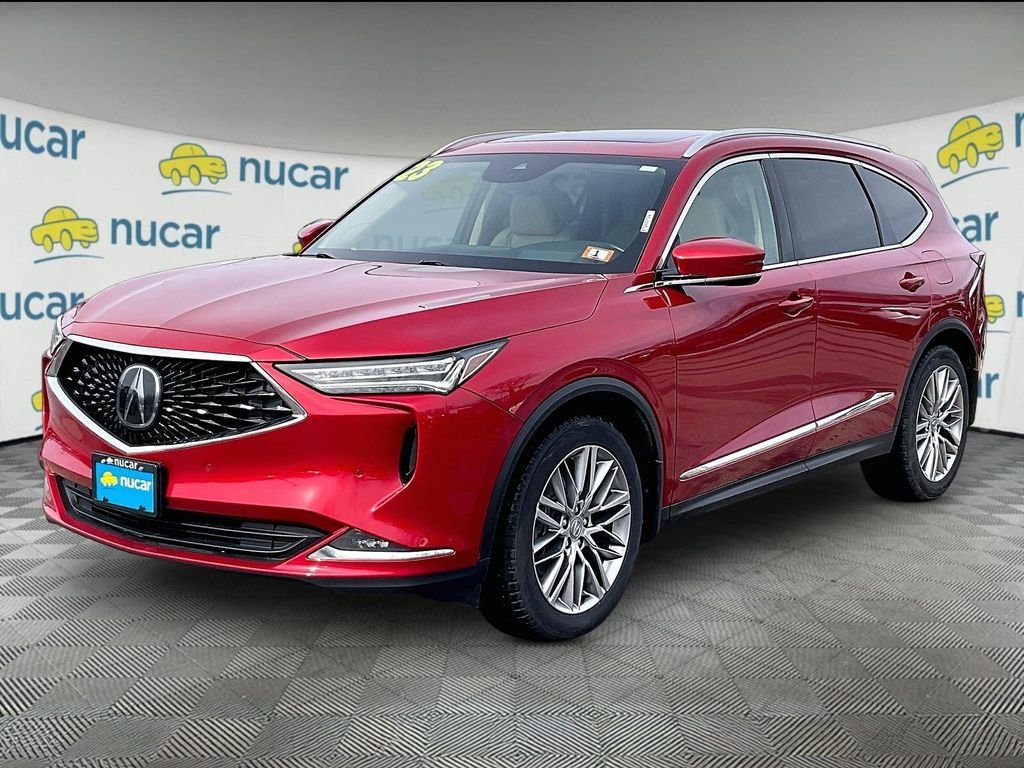 Used 2023 Red Acura Advance image 3