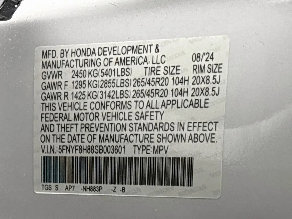 Used 2025 White Honda Black Edition image 26