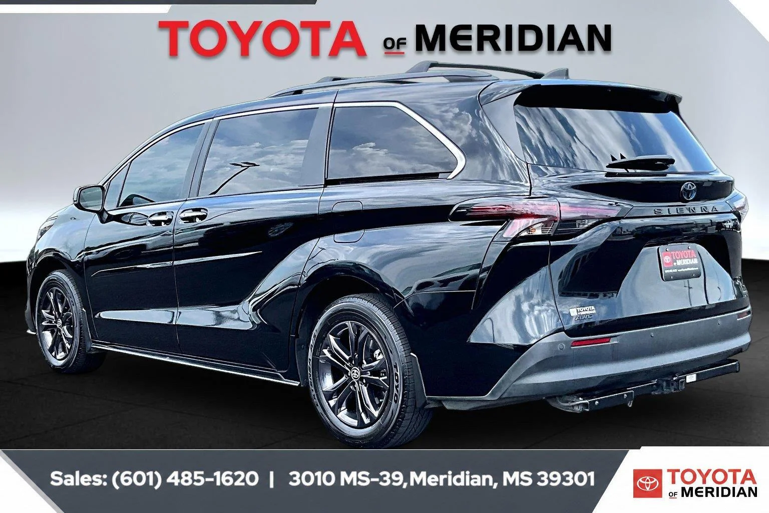 Used 2024 Midnight Black Metallic Toyota Woodland Edition image 2