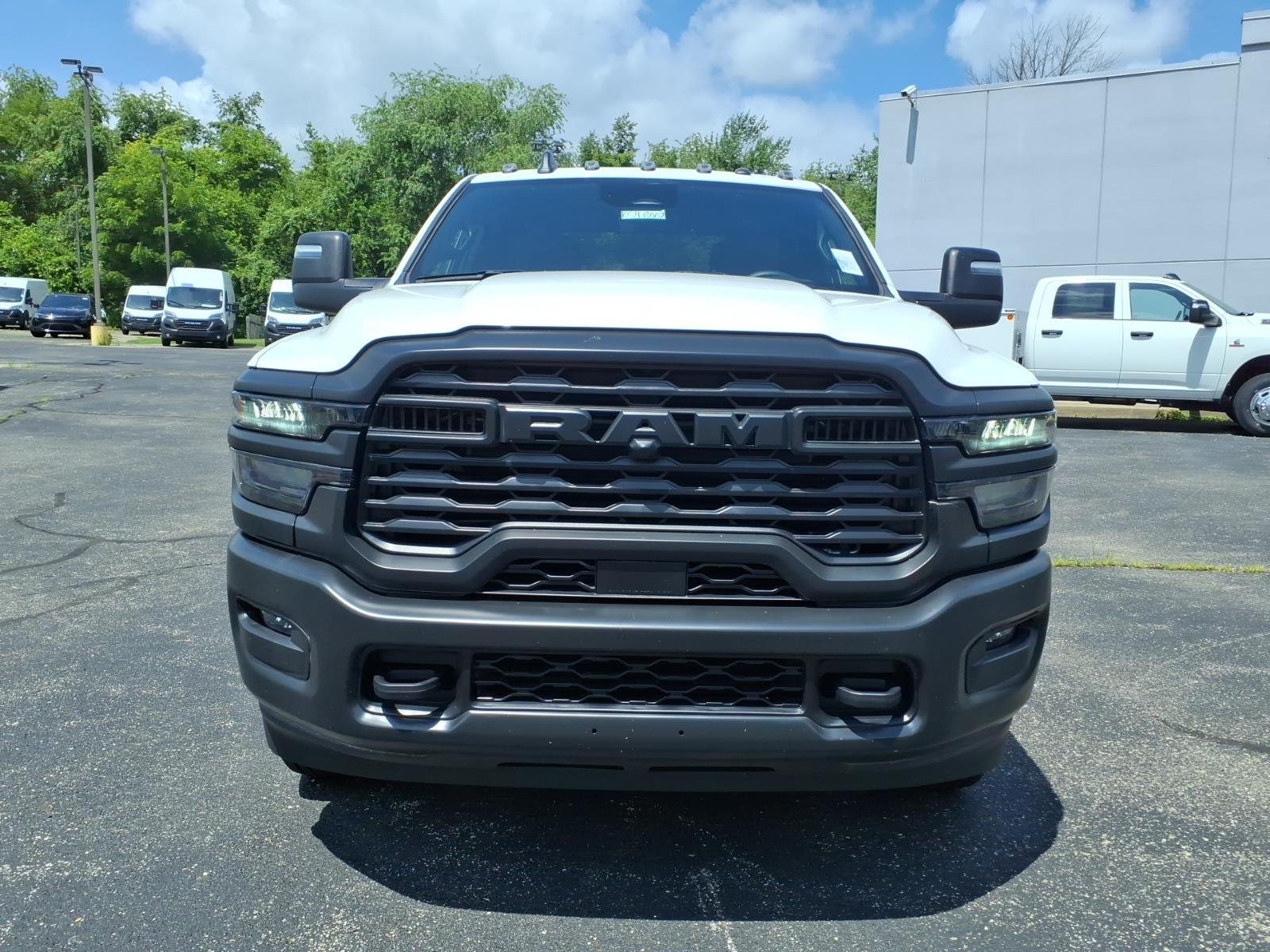 New 2025 Bright White Clear-Coat Exterior Paint RAM Tradesman/Big Horn image 2