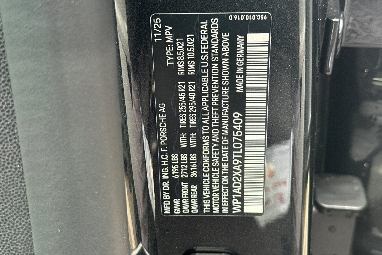New 2026 Volcano Grey Metallic Porsche Electric image 29