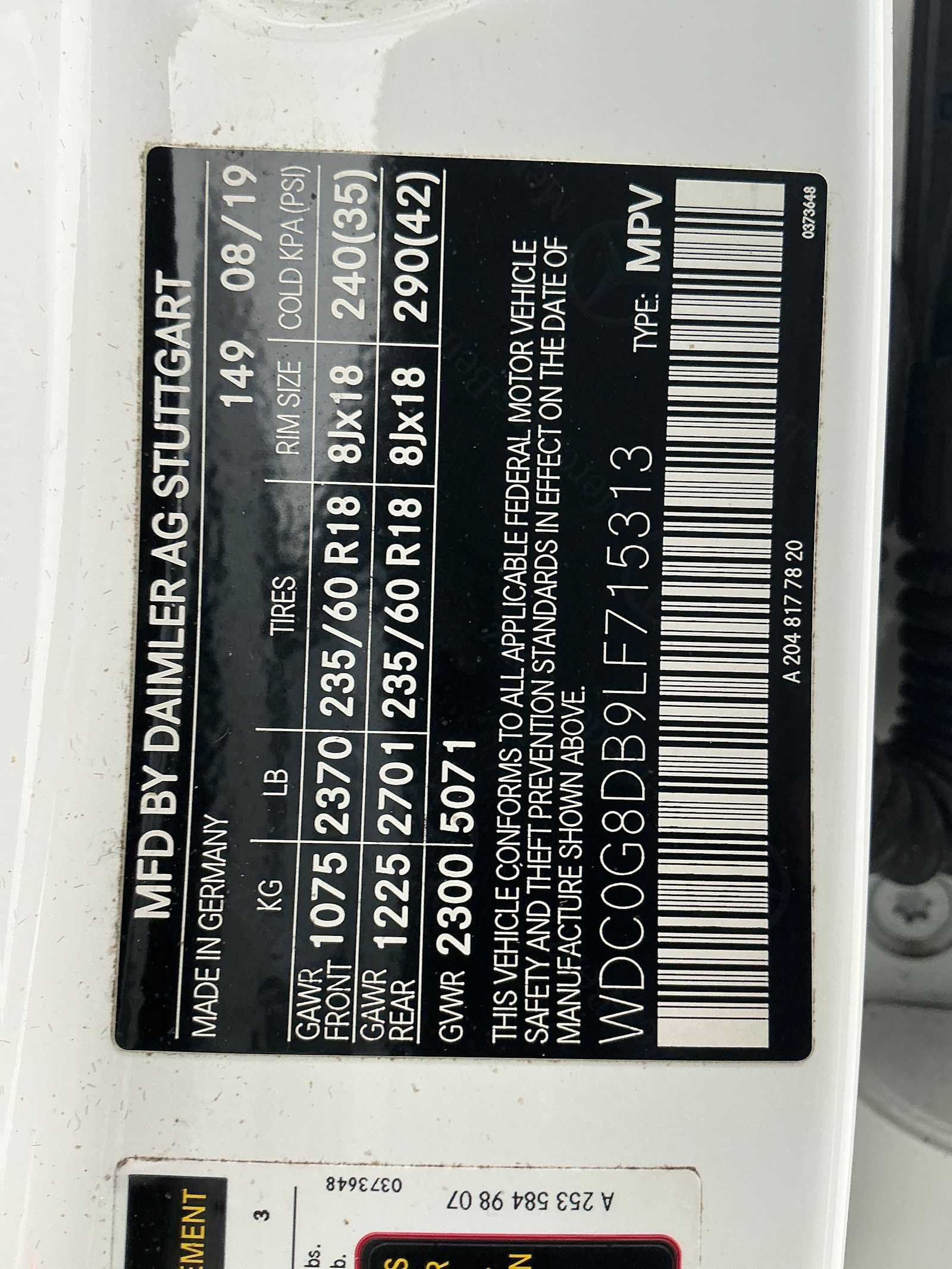 Certified Used 2020 Polar White Mercedes-Benz GLC 300 image 13