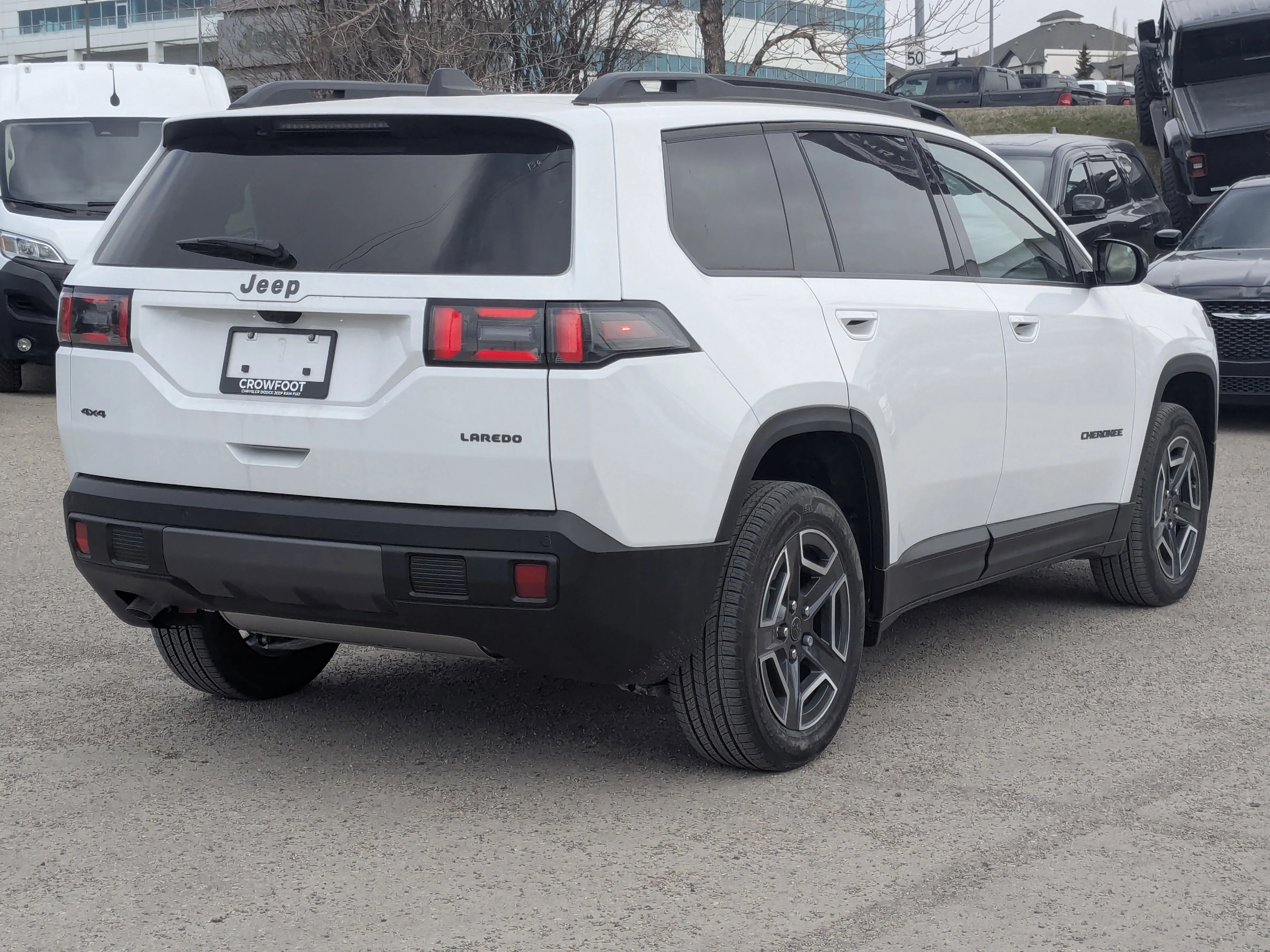 New 2026 White Jeep Laredo - - Pkg 23F  - Mopar Protect Pkg  - All-Weather Mats  - Compact Spare  & More image 8