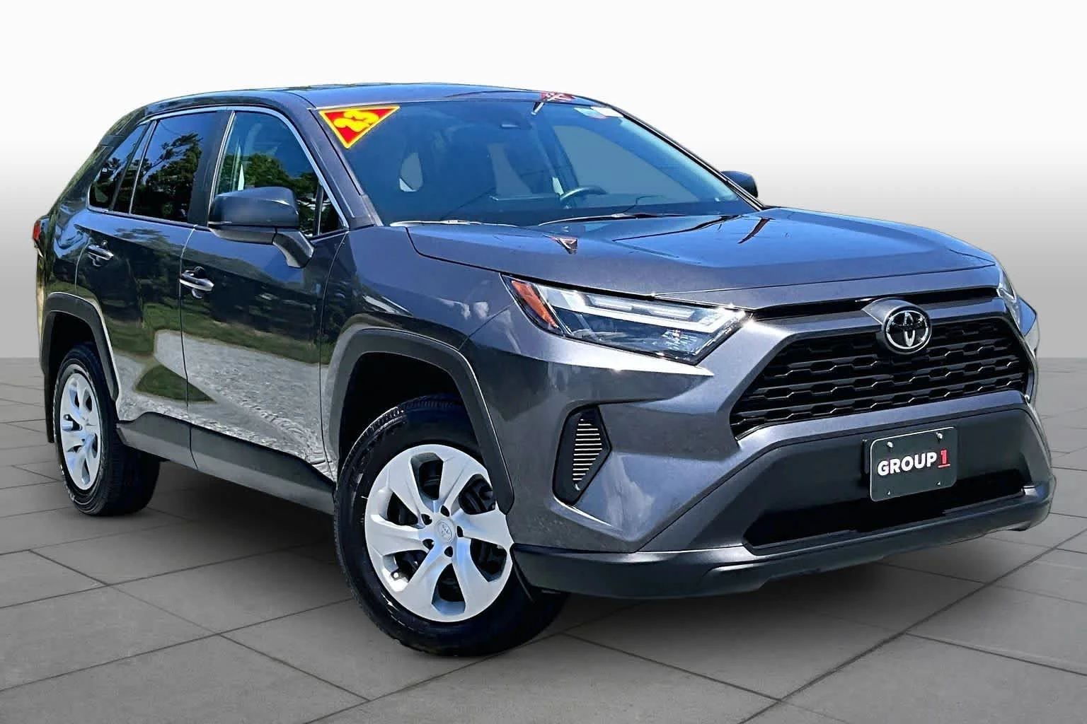 Used 2023 Magnetic Gray Metallic Toyota LE image 3