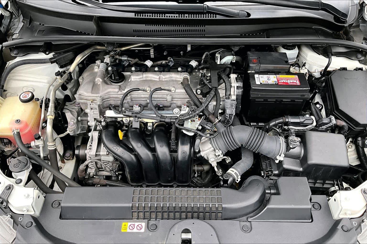 Used 2021 Super White Toyota LE image 32