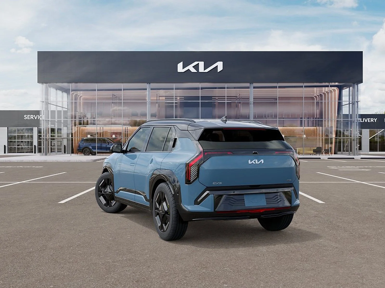 New 2027 Frost Blue / Black Roof Kia GT-Line AWD image 4