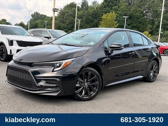 Used 2023 Black Toyota SE image 2